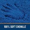 image:imageOLANLY Bathroom Rugs Sets 2 Piece Soft Absorbent Chenille Bath Mats and UShaped Contour Toilet Mat Area Rug Set Machine Washable Bath Carpet Home Decor Accessories 30x2024x20 GreyDeep Navy Blue