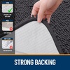 image:imageOLANLY Bathroom Rugs Sets 2 Piece Soft Absorbent Chenille Bath Mats and UShaped Contour Toilet Mat Area Rug Set Machine Washable Bath Carpet Home Decor Accessories 30x2024x20 GreyDark Grey