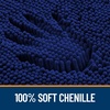 image:imageOLANLY Bathroom Rugs Sets 2 Piece Soft Absorbent Chenille Bath Mats and UShaped Contour Toilet Mat Area Rug Set Machine Washable Bath Carpet Home Decor Accessories 30x2024x20 GreyNavy
