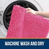 image:imageOLANLY Bathroom Rugs Sets 2 Piece Soft Absorbent Chenille Bath Mats and UShaped Contour Toilet Mat Area Rug Set Machine Washable Bath Carpet Home Decor Accessories 30x2024x20 GreyHot Pink
