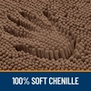 image:imageOLANLY Bathroom Rugs Sets 2 Piece Soft Absorbent Chenille Bath Mats and UShaped Contour Toilet Mat Area Rug Set Machine Washable Bath Carpet Home Decor Accessories 30x2024x20 GreyMocha
