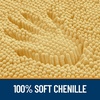 image:imageOLANLY Bathroom Rugs Sets 2 Piece Soft Absorbent Chenille Bath Mats and UShaped Contour Toilet Mat Area Rug Set Machine Washable Bath Carpet Home Decor Accessories 30x2024x20 GreyYellow