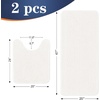 image:imageOLANLY Bathroom Rugs Sets 2 Piece Soft Absorbent Chenille Bath Mats and UShaped Contour Toilet Mat Area Rug Set Machine Washable Bath Carpet Home Decor Accessories 30x2024x20 GreyIvory
