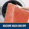 image:imageOLANLY Bathroom Rugs Sets 3 Piece Soft Absorbent Chenille Bath Mats and UShaped Contour Toilet Rug Quick Dry Home Decor Accessories Bath Mat Set for Bathroom 30x2024x1624x20 GreyCoral
