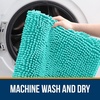 image:imageOLANLY Bathroom Rugs Sets 3 Piece Soft Absorbent Chenille Bath Mats and UShaped Contour Toilet Rug Quick Dry Home Decor Accessories Bath Mat Set for Bathroom 30x2024x1624x20 GreyTeal