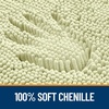image:imageOLANLY Bathroom Rugs Sets 3 Piece Soft Absorbent Chenille Bath Mats and UShaped Contour Toilet Rug Quick Dry Home Decor Accessories Bath Mat Set for Bathroom 30x2024x1624x20 GreyVanilla