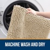 image:imageOLANLY Bathroom Rugs Sets 3 Piece Soft Absorbent Chenille Bath Mats and UShaped Contour Toilet Rug Quick Dry Home Decor Accessories Bath Mat Set for Bathroom 30x2024x1624x20 GreyBeige