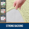 image:imageOLANLY Bathroom Rugs Sets 3 Piece Soft Absorbent Chenille Bath Mats and UShaped Contour Toilet Rug Quick Dry Home Decor Accessories Bath Mat Set for Bathroom 30x2024x1624x20 GreyVanilla