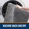 image:imageOLANLY Bathroom Rugs Sets 3 Piece Soft Absorbent Chenille Bath Mats and UShaped Contour Toilet Rug Quick Dry Home Decor Accessories Bath Mat Set for Bathroom 30x2024x1624x20 GreyGrey
