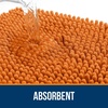 image:imageOLANLY Bathroom Rugs Sets 3 Piece Soft Absorbent Chenille Bath Mats and UShaped Contour Toilet Rug Quick Dry Home Decor Accessories Bath Mat Set for Bathroom 30x2024x1624x20 GreyClay