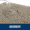 image:imageOLANLY Bathroom Rugs Sets 3 Piece Soft Absorbent Chenille Bath Mats and UShaped Contour Toilet Rug Quick Dry Home Decor Accessories Bath Mat Set for Bathroom 30x2024x1624x20 GreyWarm Taupe
