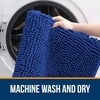image:imageOLANLY Bathroom Rugs Sets 3 Piece Soft Absorbent Chenille Bath Mats and UShaped Contour Toilet Rug Quick Dry Home Decor Accessories Bath Mat Set for Bathroom 30x2024x1624x20 GreyRoyal Blue