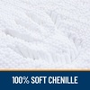 image:imageOLANLY Bathroom Rugs Sets 3 Piece Soft Absorbent Chenille Bath Mats and UShaped Contour Toilet Rug Quick Dry Home Decor Accessories Bath Mat Set for Bathroom 30x2024x1624x20 GreyWhite