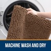 image:imageOLANLY Bathroom Rugs Sets 3 Piece Soft Absorbent Chenille Bath Mats and UShaped Contour Toilet Rug Quick Dry Home Decor Accessories Bath Mat Set for Bathroom 30x2024x1624x20 GreyMocha