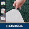 image:imageOLANLY Bathroom Rugs Sets 3 Piece Soft Absorbent Chenille Bath Mats and UShaped Contour Toilet Rug Quick Dry Home Decor Accessories Bath Mat Set for Bathroom 30x2024x1624x20 GreyBlackish Green