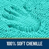 image:imageOLANLY Bathroom Rugs Sets 3 Piece Soft Absorbent Chenille Bath Mats and UShaped Contour Toilet Rug Quick Dry Home Decor Accessories Bath Mat Set for Bathroom 30x2024x1624x20 GreyTeal