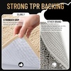 image:imageOLANLY Thick Bathroom Rugs Sets 2 Piece Soft Absorbent Chenille Striped Bath Mats and UShaped Contour Toilet Rug Machine Washable Bath Carpet Home Decor Accessories30x2024x20 GreyBeige