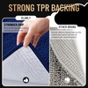 image:imageOLANLY Thick Bathroom Rugs Sets 2 Piece Soft Absorbent Chenille Striped Bath Mats and UShaped Contour Toilet Rug Machine Washable Bath Carpet Home Decor Accessories30x2024x20 GreyNavy
