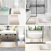 image:imageOLANLY Bathroom Rug Set 2 Piece Soft Absorbent Microfiber Bath Mats and UShaped Contour Toilet Rug NonSlip Machine Wash Dry Plush Shaggy Bath Mats for Bathroom 24x1624x20 GreyLight Beige