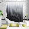 image:imageOLANLY Bathroom Rug Set 2 Piece Soft Absorbent Microfiber Bath Mats and UShaped Contour Toilet Rug NonSlip Machine Wash Dry Plush Shaggy Bath Mats for Bathroom 24x1624x20 GreyOlive Green