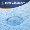 image:imageOLANLY Bathroom Rug Set 2 Piece Soft Absorbent Microfiber Bath Mats and UShaped Contour Toilet Rug NonSlip Machine Wash Dry Plush Shaggy Bath Mats for Bathroom 24x1624x20 GreySky Blue