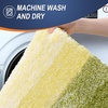 image:imageOLANLY Bathroom Rug Set 2 Piece Soft Absorbent Microfiber Bath Mats and UShaped Contour Toilet Rug NonSlip Machine Wash Dry Plush Shaggy Bath Mats for Bathroom 24x1624x20 GreyOlive Green