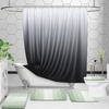 image:imageOLANLY Bathroom Rug Set 2 Piece Soft Absorbent Microfiber Bath Mats and UShaped Contour Toilet Rug NonSlip Machine Wash Dry Plush Shaggy Bath Mats for Bathroom 24x1624x20 GreySage Green