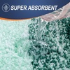 image:imageOLANLY Bathroom Rug Set 2 Piece Soft Absorbent Microfiber Bath Mats and UShaped Contour Toilet Rug NonSlip Machine Wash Dry Plush Shaggy Bath Mats for Bathroom 24x1624x20 GreyBlackish Green