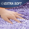 image:imageOLANLY Bathroom Rug Set 2 Piece Soft Absorbent Microfiber Bath Mats and UShaped Contour Toilet Rug NonSlip Machine Wash Dry Plush Shaggy Bath Mats for Bathroom 24x1624x20 GreyViolet