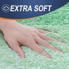 image:imageOLANLY Bathroom Rug Set 2 Piece Soft Absorbent Microfiber Bath Mats and UShaped Contour Toilet Rug NonSlip Machine Wash Dry Plush Shaggy Bath Mats for Bathroom 24x1624x20 GreyGreen
