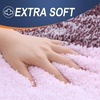 image:imageOLANLY Bathroom Rug Set 2 Piece Soft Absorbent Microfiber Bath Mats and UShaped Contour Toilet Rug NonSlip Machine Wash Dry Plush Shaggy Bath Mats for Bathroom 24x1624x20 GreyMauve
