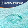image:imageOLANLY Bathroom Rug Set 2 Piece Soft Absorbent Microfiber Bath Mats and UShaped Contour Toilet Rug NonSlip Machine Wash Dry Plush Shaggy Bath Mats for Bathroom 24x1624x20 GreyTeal