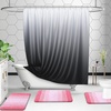 image:imageOLANLY Bathroom Rug Set 2 Piece Soft Absorbent Microfiber Bath Mats and UShaped Contour Toilet Rug NonSlip Machine Wash Dry Plush Shaggy Bath Mats for Bathroom 24x1624x20 GreyPink