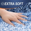image:imageOLANLY Bathroom Rug Set 2 Piece Soft Absorbent Microfiber Bath Mats and UShaped Contour Toilet Rug NonSlip Machine Wash Dry Plush Shaggy Bath Mats for Bathroom 24x1624x20 GreyNavy