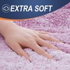 image:imageOLANLY Bathroom Rug Set 2 Piece Soft Absorbent Microfiber Bath Mats and UShaped Contour Toilet Rug NonSlip Machine Wash Dry Plush Shaggy Bath Mats for Bathroom 24x1624x20 GreyPinkishpurple
