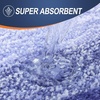 image:imageOLANLY Bathroom Rug Set 2 Piece Soft Absorbent Microfiber Bath Mats and UShaped Contour Toilet Rug NonSlip Machine Wash Dry Plush Shaggy Bath Mats for Bathroom 24x1624x20 GreyBlueviolet
