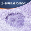image:imageOLANLY Bathroom Rug Set 2 Piece Soft Absorbent Microfiber Bath Mats and UShaped Contour Toilet Rug NonSlip Machine Wash Dry Plush Shaggy Bath Mats for Bathroom 24x1624x20 GreyLight Purple