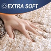 image:imageOLANLY Bathroom Rug Set 2 Piece Soft Absorbent Microfiber Bath Mats and UShaped Contour Toilet Rug NonSlip Machine Wash Dry Plush Shaggy Bath Mats for Bathroom 24x1624x20 GreyLight Brown