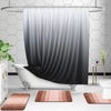 image:imageOLANLY Bathroom Rug Set 2 Piece Soft Absorbent Microfiber Bath Mats and UShaped Contour Toilet Rug NonSlip Machine Wash Dry Plush Shaggy Bath Mats for Bathroom 24x1624x20 GreyOrange