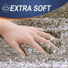 image:imageOLANLY Bathroom Rug Set 2 Piece Soft Absorbent Microfiber Bath Mats and UShaped Contour Toilet Rug NonSlip Machine Wash Dry Plush Shaggy Bath Mats for Bathroom 24x1624x20 GreyCoffe