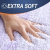 image:imageOLANLY Bathroom Rug Set 2 Piece Soft Absorbent Microfiber Bath Mats and UShaped Contour Toilet Rug NonSlip Machine Wash Dry Plush Shaggy Bath Mats for Bathroom 24x1624x20 GreyLight Purple