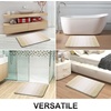 image:imageOLANLY Bathroom Rug Set 2 Piece Soft Absorbent Microfiber Bath Mats and UShaped Contour Toilet Rug NonSlip Machine Wash Dry Plush Shaggy Bath Mats for Bathroom 24x1624x20 GreyLight Beige