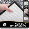 image:imageOLANLY Bathroom Rugs Sets 3 Piece Soft Absorbent Microfiber Bath Mats and UShaped Contour Toilet Rug Home Decor Accessories NonSlip Bath Mat Set for Bathroom 30x2024x1624x20 GreyBlack and White