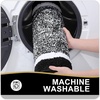 image:imageOLANLY Bathroom Rugs Sets 3 Piece Soft Absorbent Microfiber Bath Mats and UShaped Contour Toilet Rug Home Decor Accessories NonSlip Bath Mat Set for Bathroom 30x2024x1624x20 GreyBlack and White