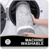image:imageOLANLY Bathroom Rugs Sets 3 Piece Soft Absorbent Microfiber Bath Mats and UShaped Contour Toilet Rug Home Decor Accessories NonSlip Bath Mat Set for Bathroom 30x2024x1624x20 GreyGrey and White