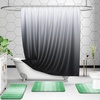 image:imageOLANLY Bathroom Rugs Sets 3 Piece Soft Absorbent Microfiber Bath Mats and UShaped Contour Toilet Rug Machine Wash Dry Plush Shaggy Bath Mat Set for Bathroom 30x2024x1624x20 GreyGreen