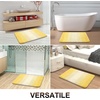 image:imageOLANLY Bathroom Rugs Sets 3 Piece Soft Absorbent Microfiber Bath Mats and UShaped Contour Toilet Rug Machine Wash Dry Plush Shaggy Bath Mat Set for Bathroom 30x2024x1624x20 GreyYellow