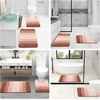 image:imageOLANLY Bathroom Rugs Sets 3 Piece Soft Absorbent Microfiber Bath Mats and UShaped Contour Toilet Rug Machine Wash Dry Plush Shaggy Bath Mat Set for Bathroom 30x2024x1624x20 GreyOrange