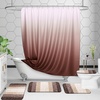 image:imageOLANLY Bathroom Rugs Sets 3 Piece Soft Absorbent Microfiber Bath Mats and UShaped Contour Toilet Rug Machine Wash Dry Plush Shaggy Bath Mat Set for Bathroom 30x2024x1624x20 GreyBrown