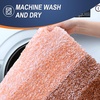 image:imageOLANLY Bathroom Rugs Sets 3 Piece Soft Absorbent Microfiber Bath Mats and UShaped Contour Toilet Rug Machine Wash Dry Plush Shaggy Bath Mat Set for Bathroom 30x2024x1624x20 GreyOrange